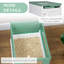 Bac à litière pour chat cker Murphy Pet ™, bac à litière fermé pour chat avec pelle, plateau, bac à litière portable pliable avec entrée avant, grand espace-1691939093