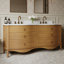 Meuble-lavabo simple en chêne Emmy-124527373-134425371