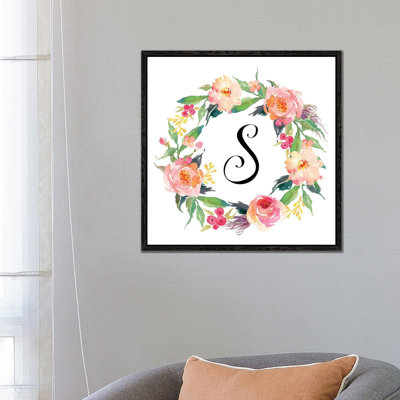 S (Initial) - Painting on Canvas