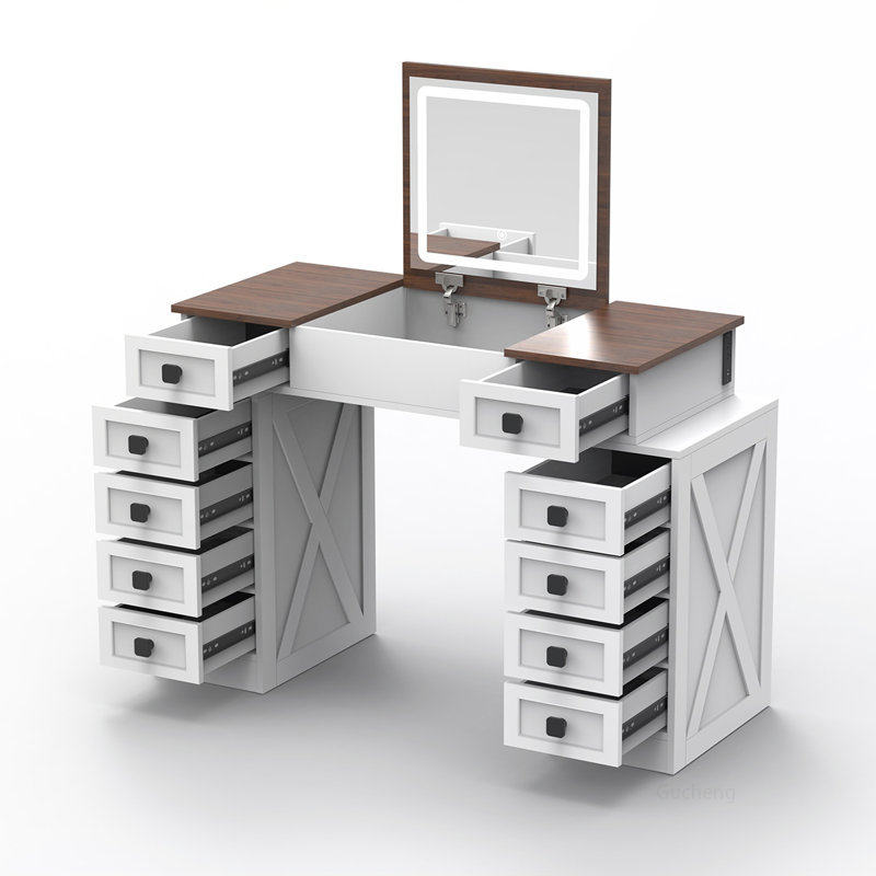Versatile Vanity Desk with Multiple Functions and Ample Storage