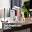  Rangement vertical, classeur de bureau, porte-revues, bureau, acrylique, L 6 po x l 11 po x H 9,75 po