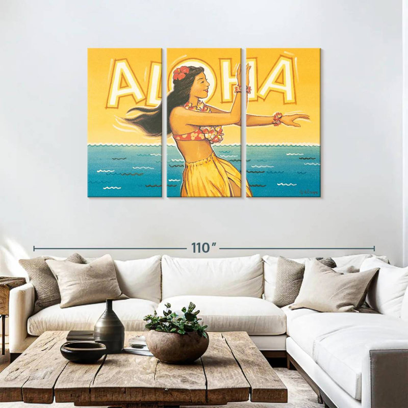 Gillard Aloha Hawaii II, H 48 po x l 74 po