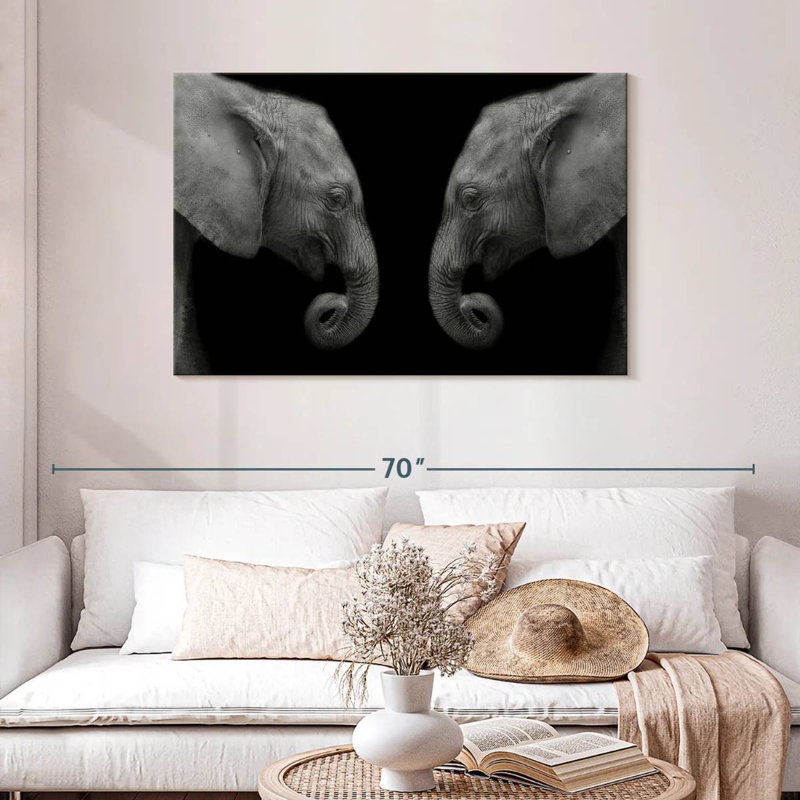Elephant Sanctuary, 30" H x 45" W