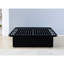 Base de lit en métal noir, 16 po, pour lit double, taille 16 po