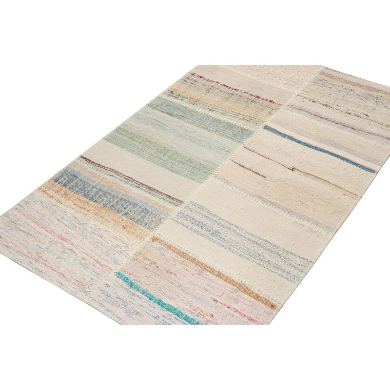 Wool Area Rug in Beige