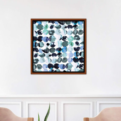 " Blue Ink Dots " by Ninola Design