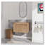 Meuble-lavabo de salle de bain avec tablette ouverte sans meuble-lavabo
