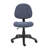Jea Swivel Posture Chair, Contoured Seat And Back, Black Tweed, Wheels-117561172