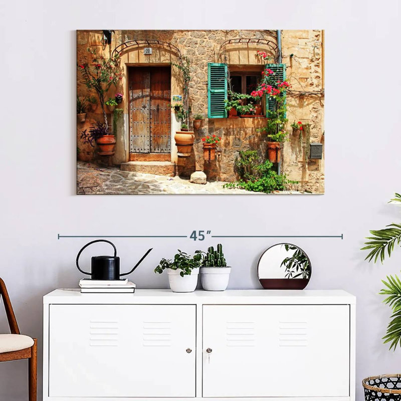 Lilie, rue charmante espagnole, H 26 po x l 39 po