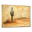 Minimalisme, cactus dans le désert, vent I - art mural grand cactus-2104797946-2104797945-2104797948