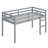 Wooden Loft Bed With Ladder-1384386302