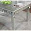 Table de salle à manger argentée W
