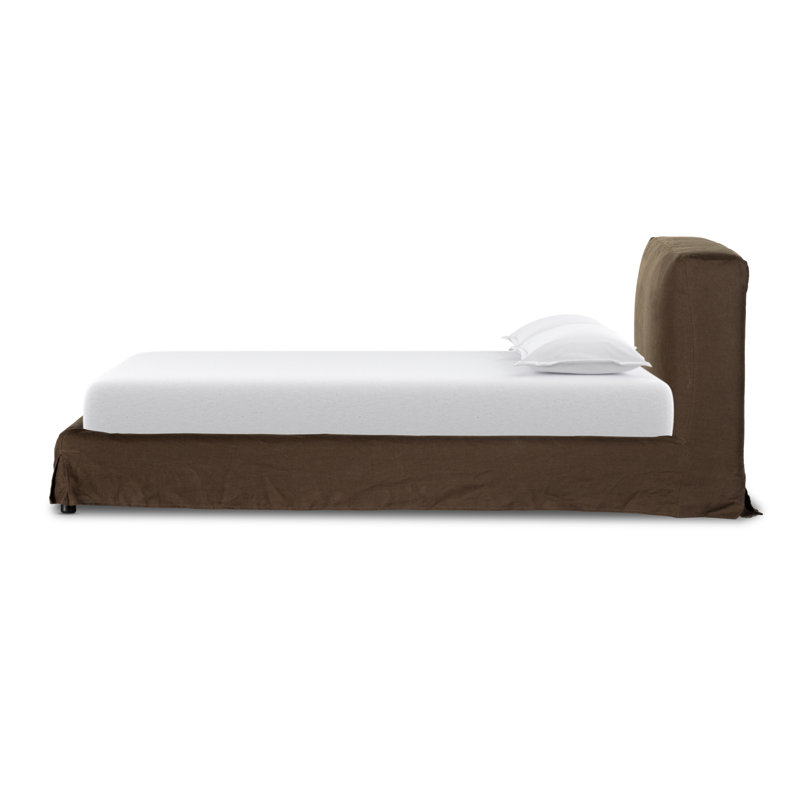 Aidan Upholstered Bed, Brussels Coffee, King