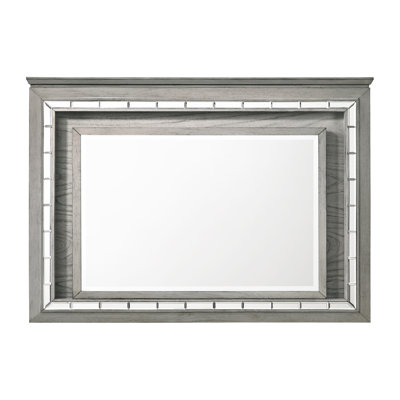 Miroir avec DEL, chêne gris clair