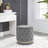 Annavictoria Gray Swivel Ottoman/stool