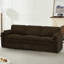 Canapé moelleux moderne de 89 po avec coussin rembourré, canapé en chenille avec 2 coussins bien rembourrés, canapé 3 places pour le salon, la chambre à coucher-57086941