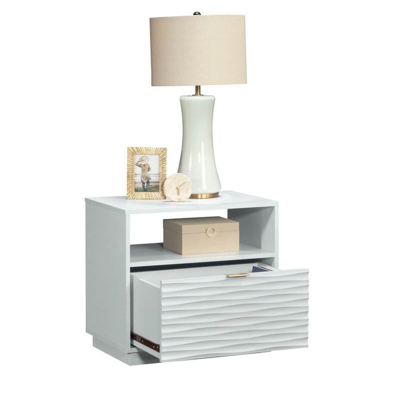 Night Stand, White Finish