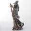 Figurine en bronze coulé à froid 8,07 pouces de hauteur