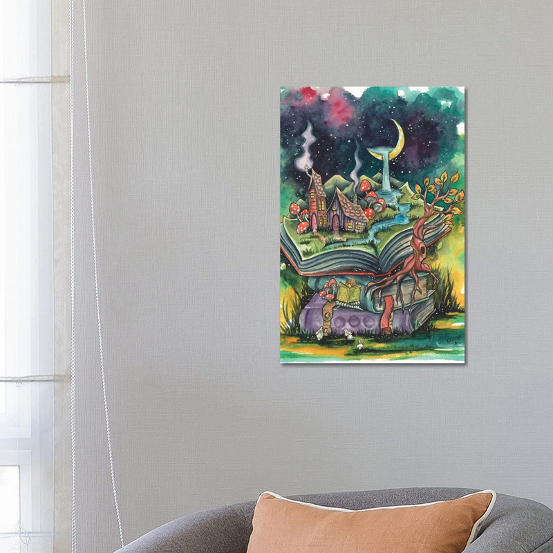 « Sunday Night II » par Nicholls Kobi, reproduction d’art, H 26 po x l 18 po x 1,5 po, Toile tendue, Pas de tapis