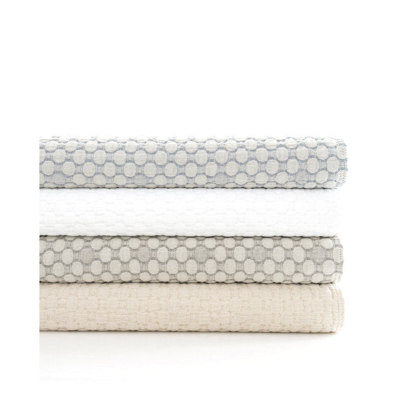 Lodi Matelasse Coverlet, Queen Coverlet, Sand
