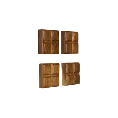 Chunk Wall Tiles, Set of 4, Natural