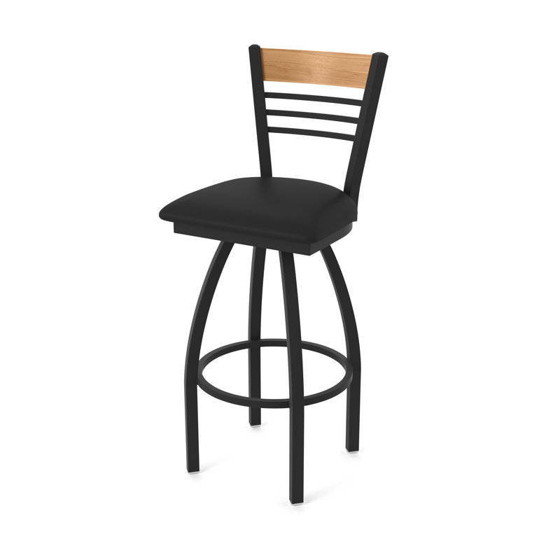 Tabouret tournant 880 Eleanor, Noir, Noir, Très grand (assise de 36 po de hauteur)