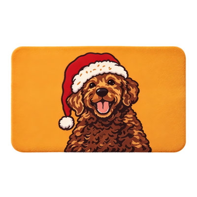 Christmas Dog Floor Mat