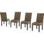 Chaise d'appoint rembourrée Dungrane