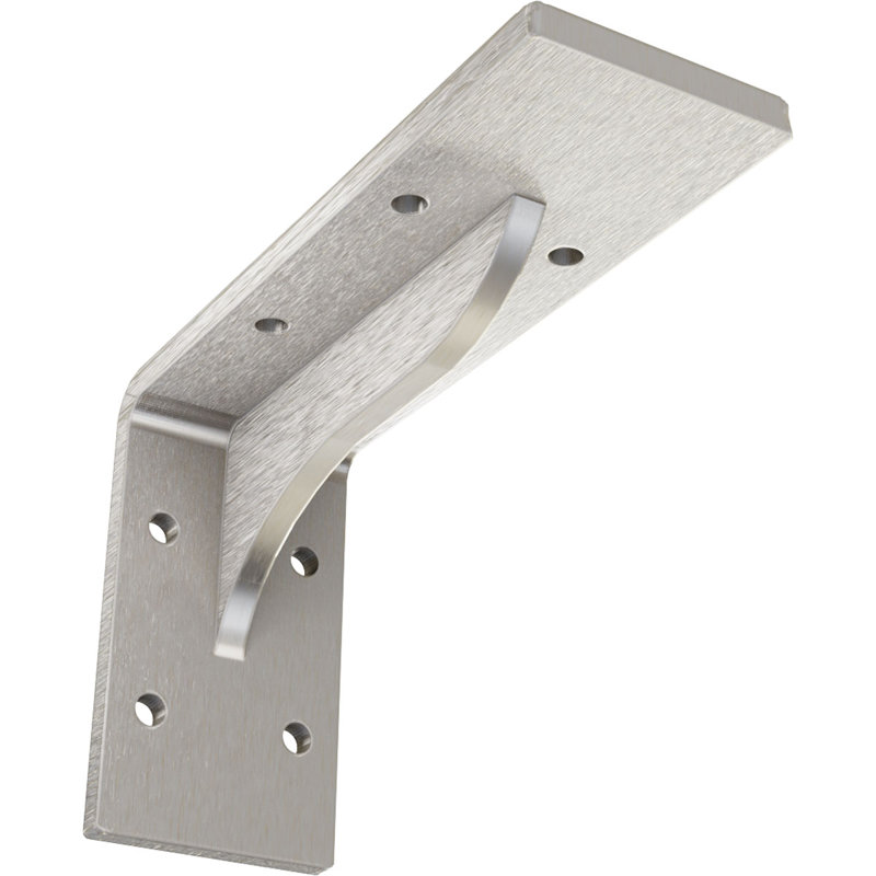 Stainless Steel 6" Industrial Countertop Bracket