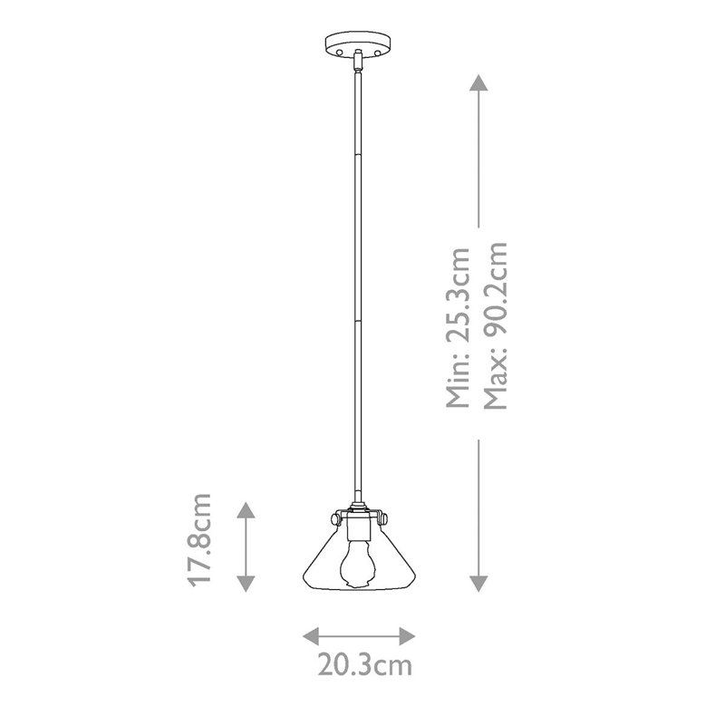 Redfern 1 - Light Unique/Statement Pendant, Chrome