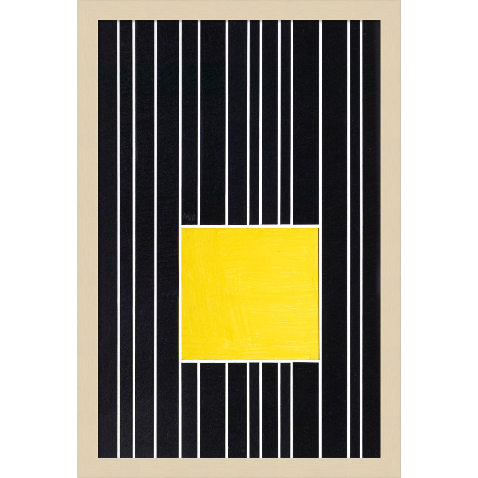 Yellow Box Self Storage Print by Alex Dunn, 21" H x 14" W, Brown