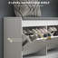 12 Pair Shoe Storage Bench