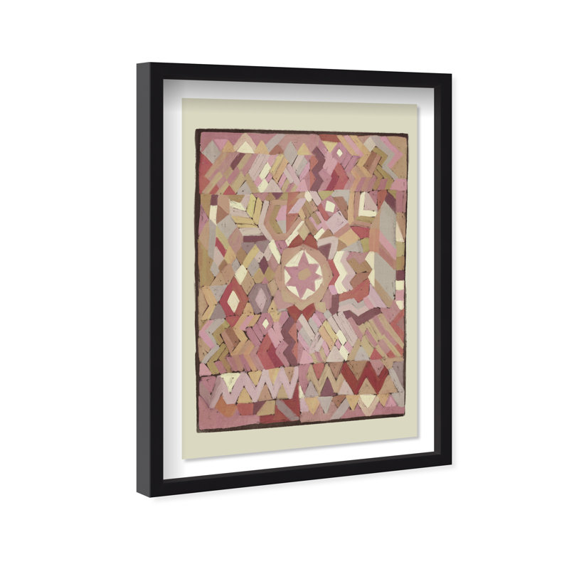 Tapestry Boehme Print by Oliver Gal, 25.5"H x 17.5"W, Black Shadowbox