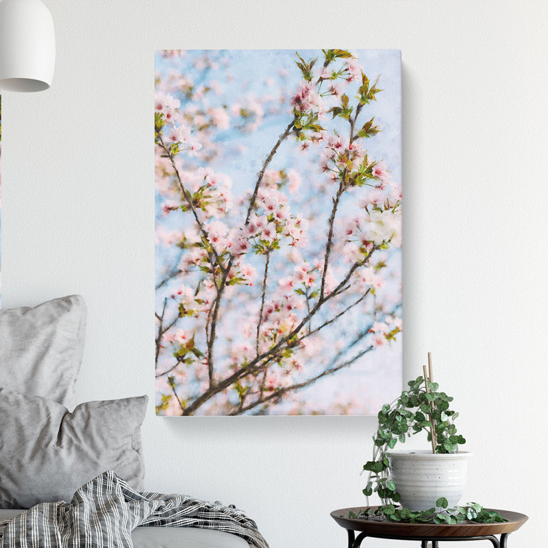 Cherry Blossom Tree - Wrapped Canvas, 76cm H x 50cm W x 3cm D