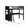 Adriel Solid Wood Loft Bed with Built-in-Desk