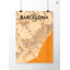 « barcelone city map », reproduction d’impression sur affiche-31735412