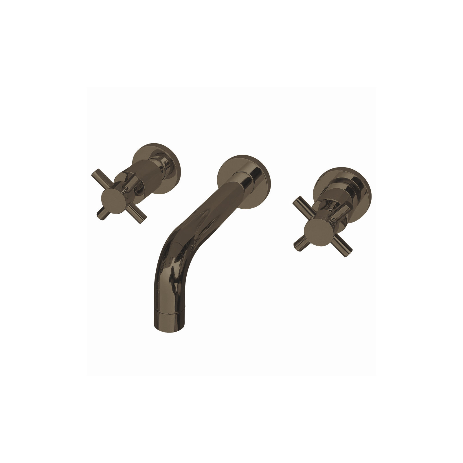 Concord Wall Mounted Bathroom Faucet, Brushed Nickel