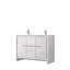 48 po X P 20 po Ensemble de meuble-lavabo double D avec plateau en marbre de culture et robinet en nickel brossé-1858713005-1858713009