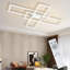 Beyanka LED Flush Mount modern dimmable with Remote control for living room bedroom-1122091953