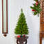 Arbre de Noël artificiel pin vert avec 35 lumières claires