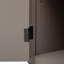 Armoire de rangement à portes verticales à rayures verticales avec poignées en métal-95157705