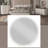 Carena Gray Round Mirror