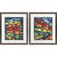 Colorful Kayaks S/2 Print by Willett Propac Images