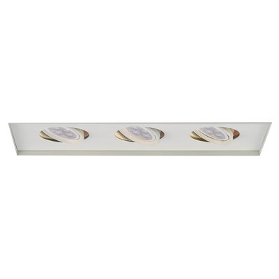 Low Voltage Multiple Three Light Open Recessed Trim