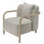 Fauteuil lounge Tether, chêne clair-1503501421