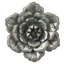 Ensemble de décoration fleur en métal galvanisé 2 pièces