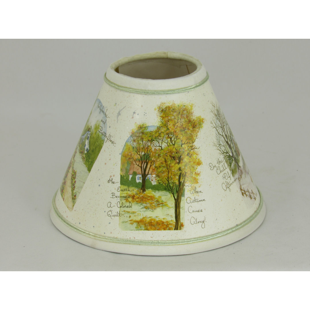 10" H 4 seasons Paper Empire Lamp Shade ( Spider )  August Grove®