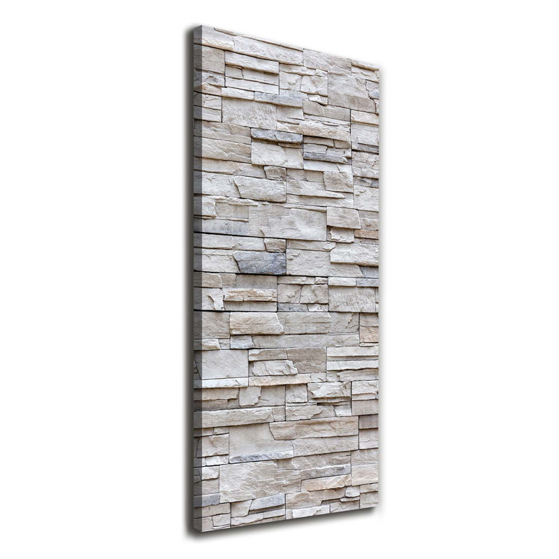 A Stone Wall - Wrapped Canvas Print