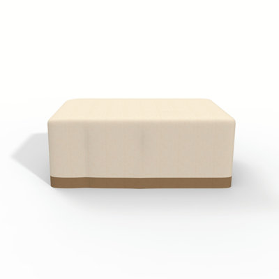Beige Outdoor Waterproof Patio Furniture Cover – 182×102×72 Cm, 600d Heavy-duty Polyester With Pvc Coating