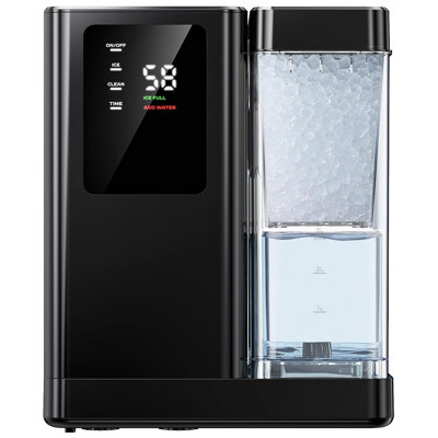Machine à glaçons de comptoir: 40 lb / 24H de glace à croquer, réservoir amovible de 3 L, fonction autonettoyante et minuterie pour la cuisine